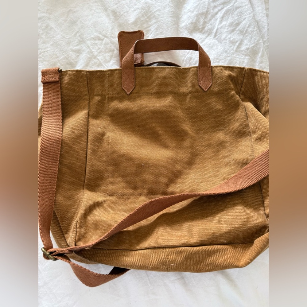 Thirty-One Market Canvas Crossbody Tote - Picture 4 of 4